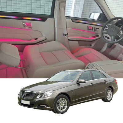 Ambient Light per Mercedes Classe E W212 (2009-2016), 64 Colori RGB