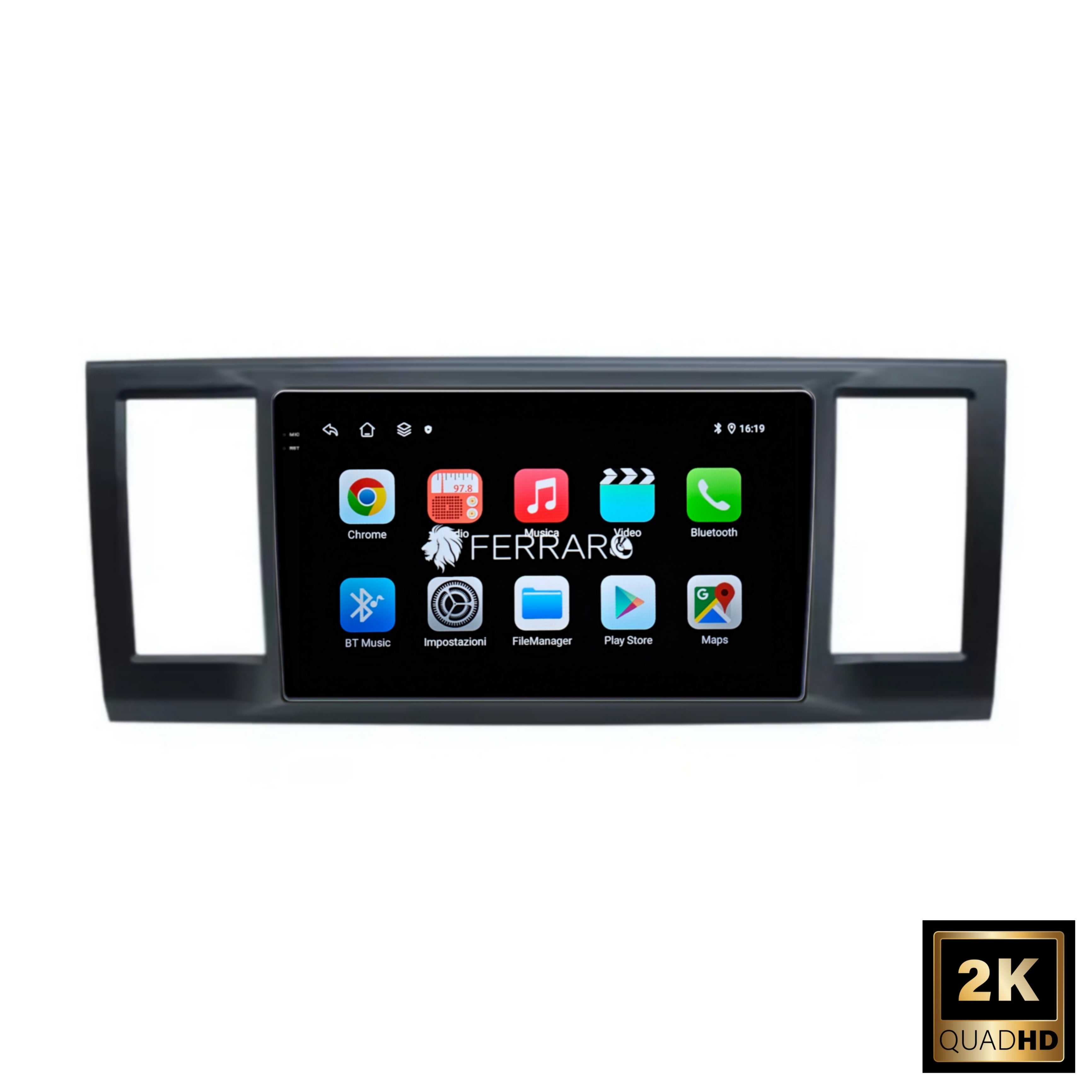 Autoradio per Volkswagen Trasporter 6 T6.1 9" 2K | 2015-2020 | Android | Bluetooth | CarPlay | Android Auto | 12/256GB Ram
