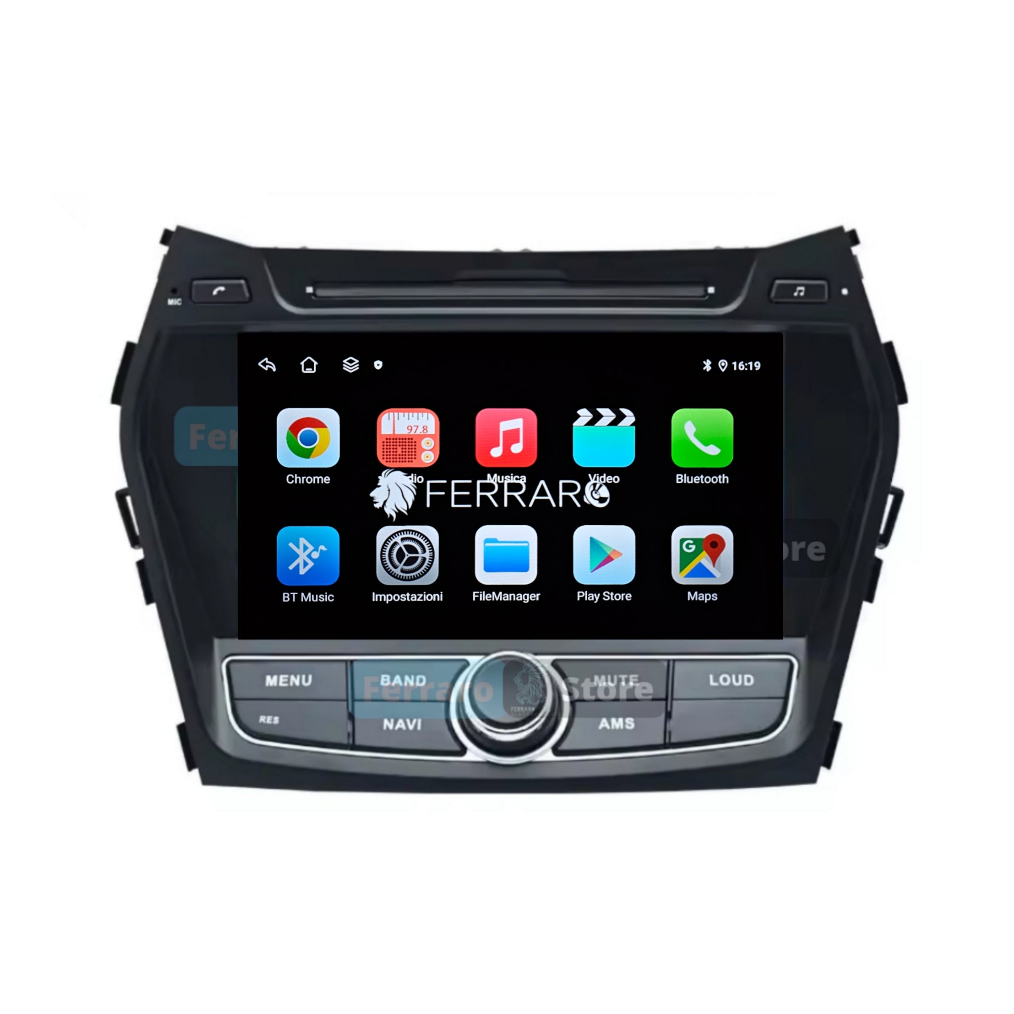 Autoradio per Hyundai Santa Fe 8" | 2012-2018 | Android | Bluetooth | CarPlay | Android Auto | 4GB/8GB Ram