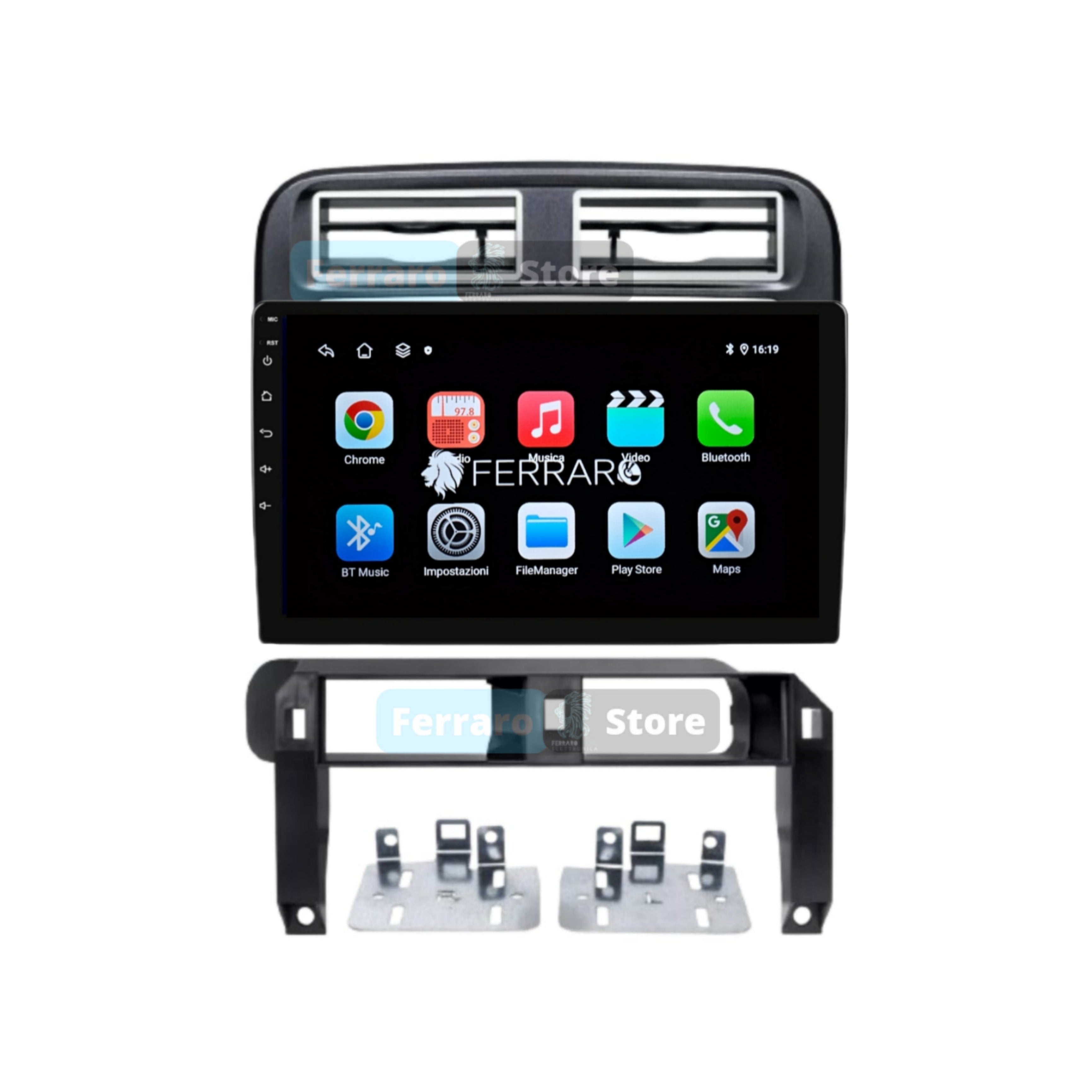 Autoradio per Fiat Grande Punto 9" | 2004-2012 | Android | Bluetooth | CarPlay | Android Auto | 2GB/4GB/6GB/8GB Ram