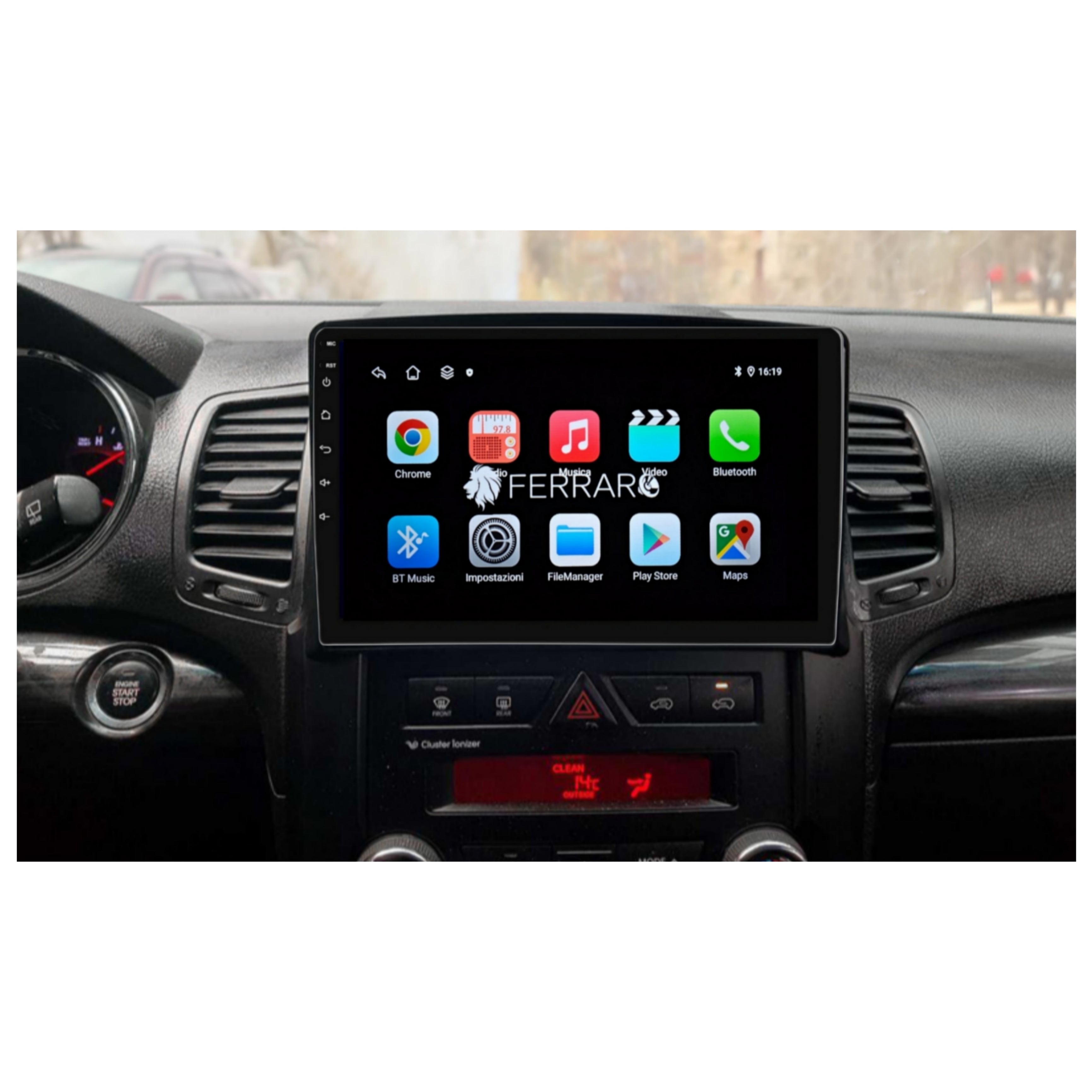 Autoradio per Kia Sorento 10.1" | 2009-2012 | Android | Bluetooth | CarPlay | Android Auto | 2GB/4GB/8GB Ram