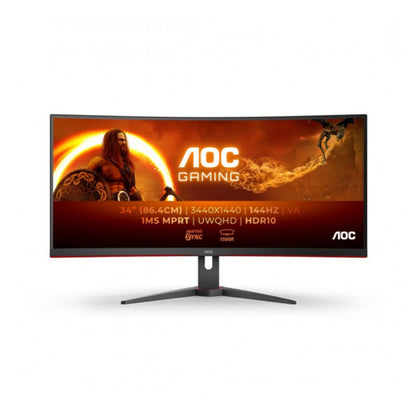 AOC Monitor Gaming 34" | CU34G2XE/BK | VA, 144Hz/1ms