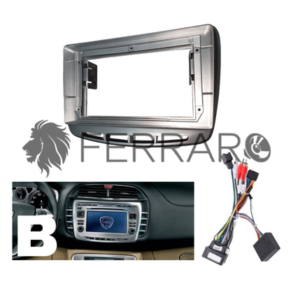 Kit Montaggio Autoradio 9"Pollici Lancia Delta (2008-2014), Mascherina, Cablaggio per Autoradio Android