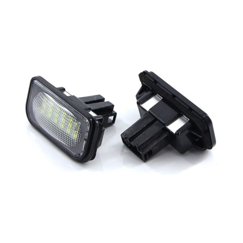 Set Luci Targa a Led per Mercedes-Benz W203, R230, W209 (2001-2010), Plug and Play