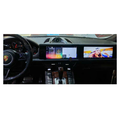 Autoradio per Porsche Cayenne 12.3" + 12.3" | 2010-2017 | Android | Bluetooth | CarPlay | Android Auto | 6/128GB Ram