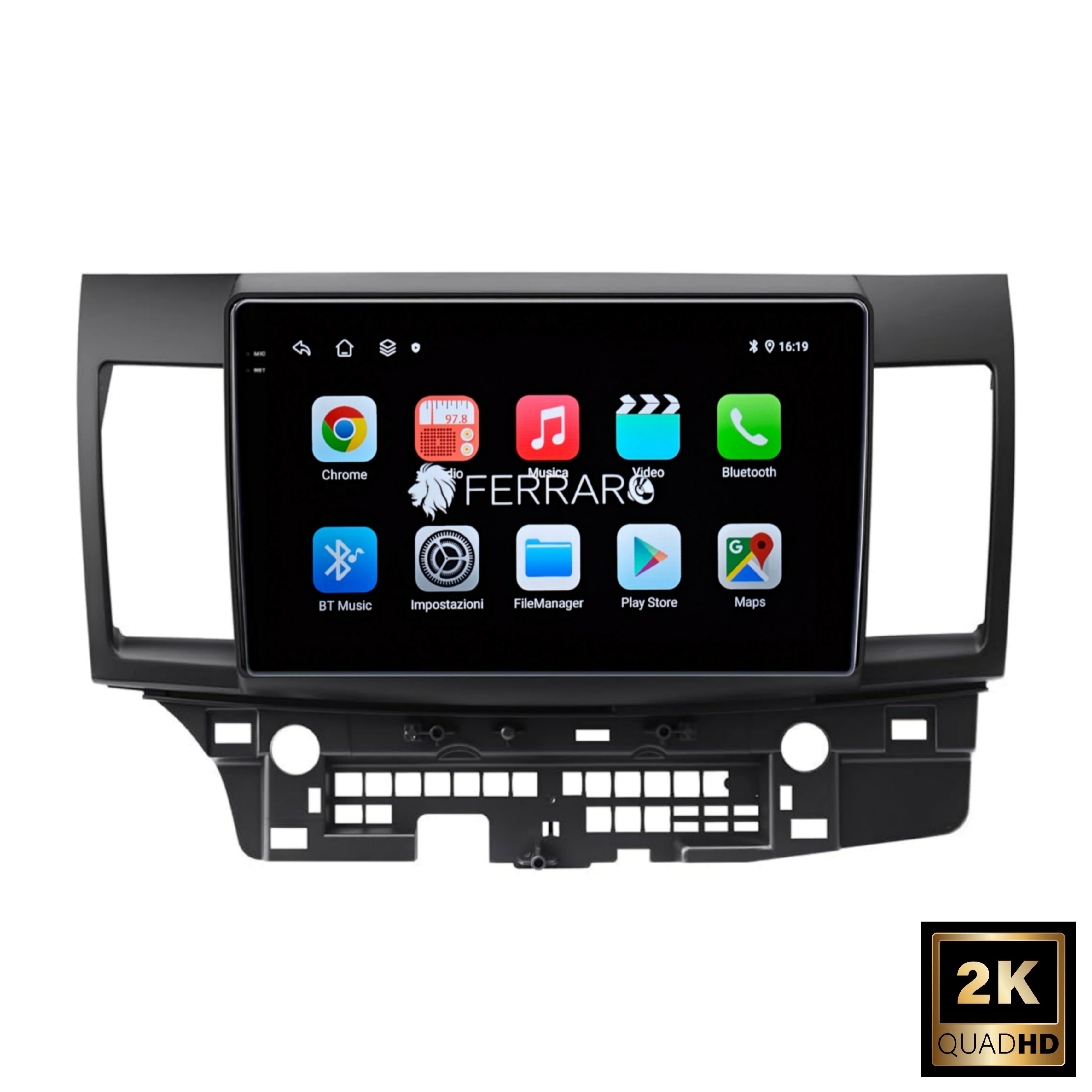 Autoradio per Mitsubishi Lancer 10.1" 2K | 2007-2013 | Android | Bluetooth | CarPlay | Android Auto | 4/64GB Ram
