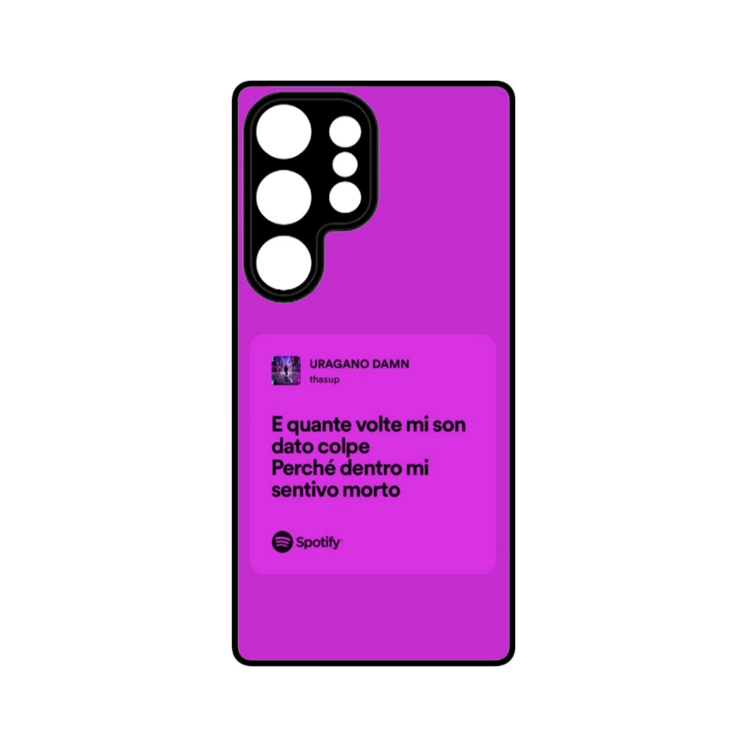 Cover Samsung, Frase URAGANO DAMN