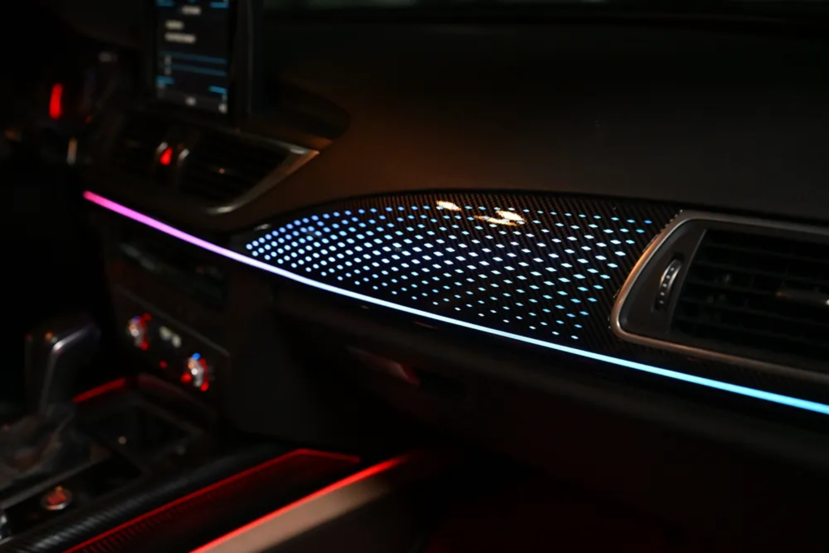 Ambient Light per Audi A7 C7 (2011-2018), 64 Colori RGB
