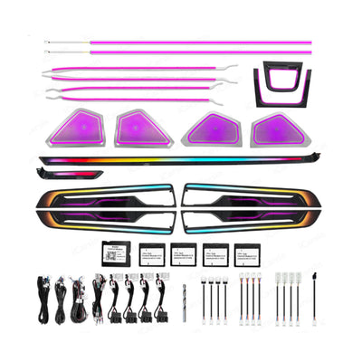Ambient Light per Porsche Cayenne (2024+), 256 Colori, APP