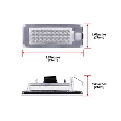 Set Luci Targa a Led per Peugeot Boxer, Citroen Jumper, Lancia y, Musa (Compatibilità in Descrizione), Plug and Play