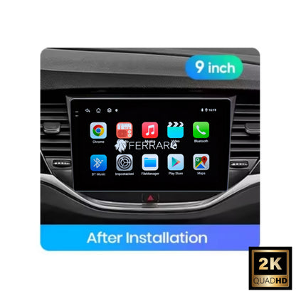 Autoradio per Opel Astra K 9" 2K | 2015-2019 | Android | Android | Bluetooth | CarPlay | Android Auto | 12/256GB Ram