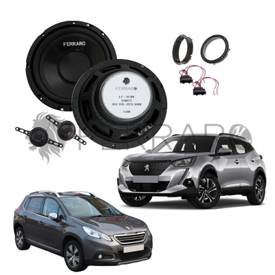 FerraroStore Kit 2 Altoparlanti | ASK-165.2 | Ant o Post | Peugeot 2008 1ª/2ª dal 2013>