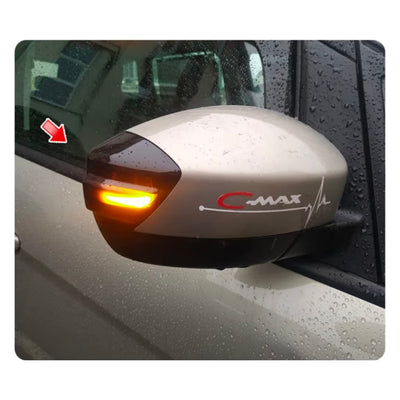 Specchietti Laterali Led per Ford S-Max, Kuga, C-Max (2007-2019), Plug and Play