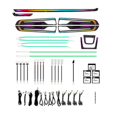 Ambient Light per Porsche Cayenne (2024+), 64 Colori RGB
