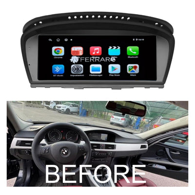 Autoradio per BMW Serie 3 12.3" E90 (2005-2012) Android, Bluetooth, CarPlay, Android Auto, 4GB/8GB Ram