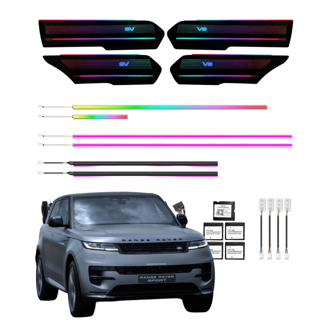 Ambient Light per Land Rover Range Rover Sport (2023-2025), 64 Colori RGB