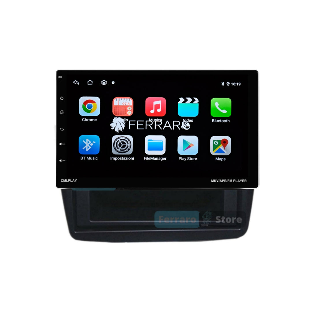 Autoradio per AlfaRomeo Mito | 1Din 9" | 2008-2018 | Android | Bluetooth | Estraibile | CarPlay | Android Auto | 2/32GB Ram