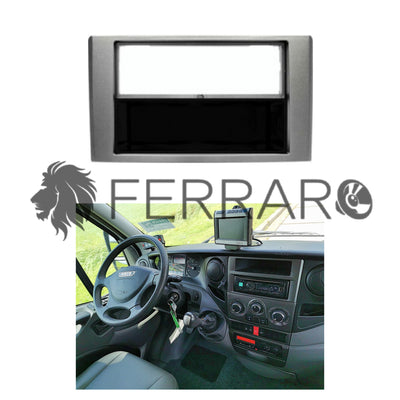 Mascherina 1DIN, Iveco Daily (2009-2012), Silver