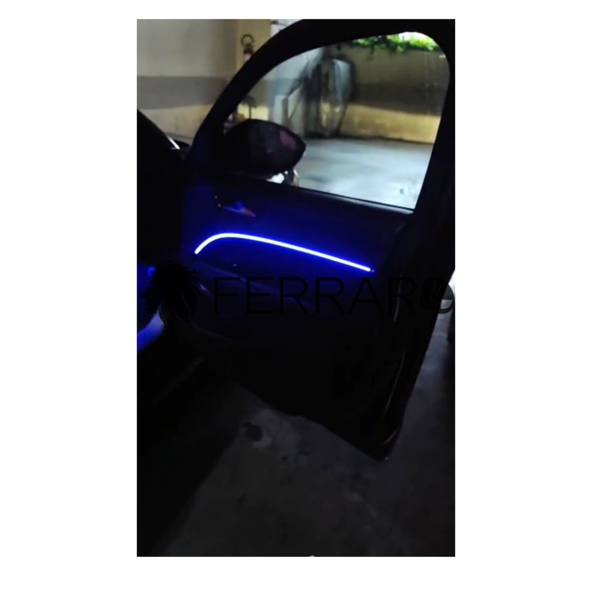 Ambient Light per Alfaromeo Giulia, Stelvio, Universale, Luci Ambiente con Comando da App, RGB Led, Led Dinamico
