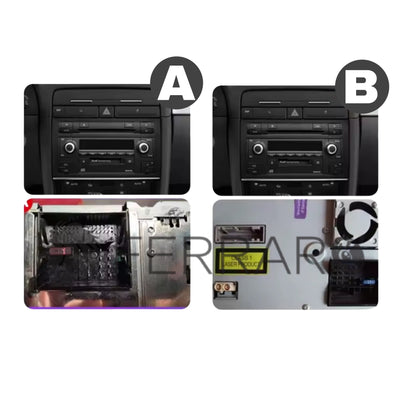 Autoradio per Audi A4 B6, B7, RS4, S4 9.7" | 2000-2009 | Android | Bluetooth | CarPlay | Android Auto | Modello Tesla | 4GB/8GB Ram