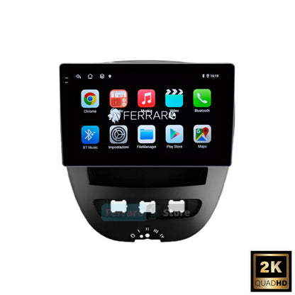 Autoradio per Toyota Aygo | Citroen C1 | Peugeot 107 10.1" 2K | Android | Bluetooth | CarPlay | Android Auto | 4/64GB Ram