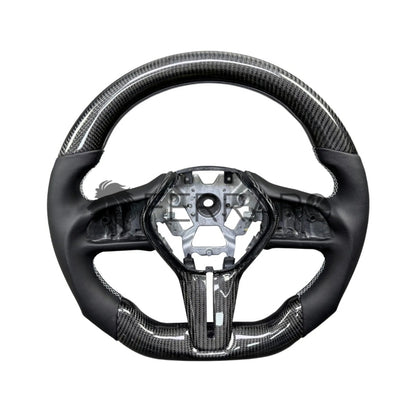 Volante Sportivo per Infiniti Q50L, QX50, QX60, QX55, Q50, Q60, Carbonio, Customizzato in Pelle