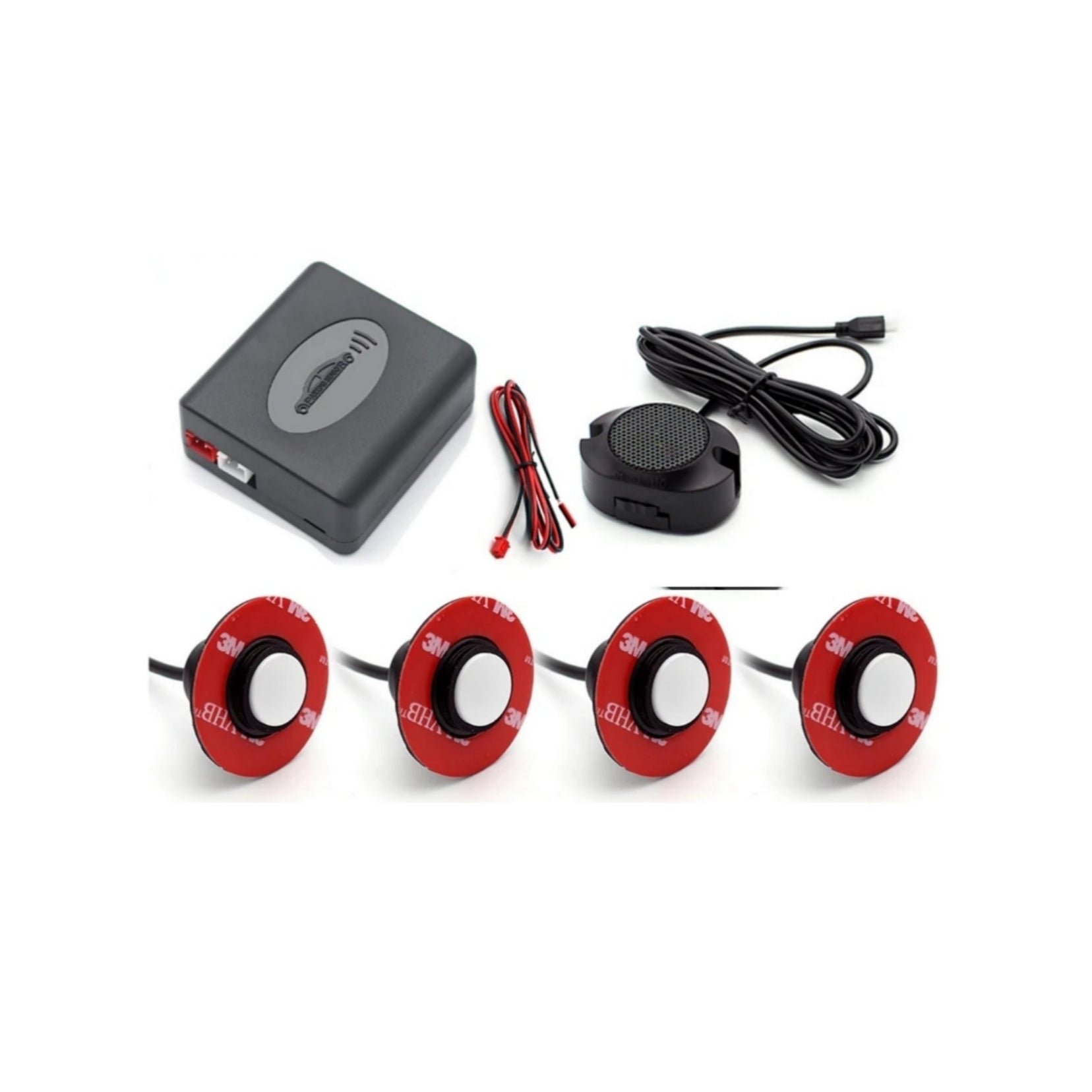 Parking Sensors - 13mm, Rear or Front, 16mm Depth, Acoustic Warning, Reverse Gear, Capsule Kit