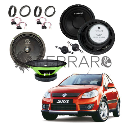 FerraroStore Kit 6 Altoparlanti | PV165.3 | ASK-165.2 | Ant/Post | Suzuki SX4, S-Cross (Dal 2006 in Poi)