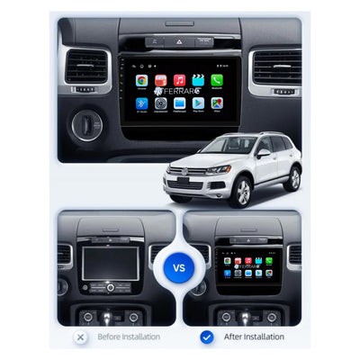 Autoradio per Volkswagen Touareg 7P 9" | 2010-2018 | Android | Bluetooth | CarPlay | Android Auto | 2GB/4GB/6GB/8GB Ram