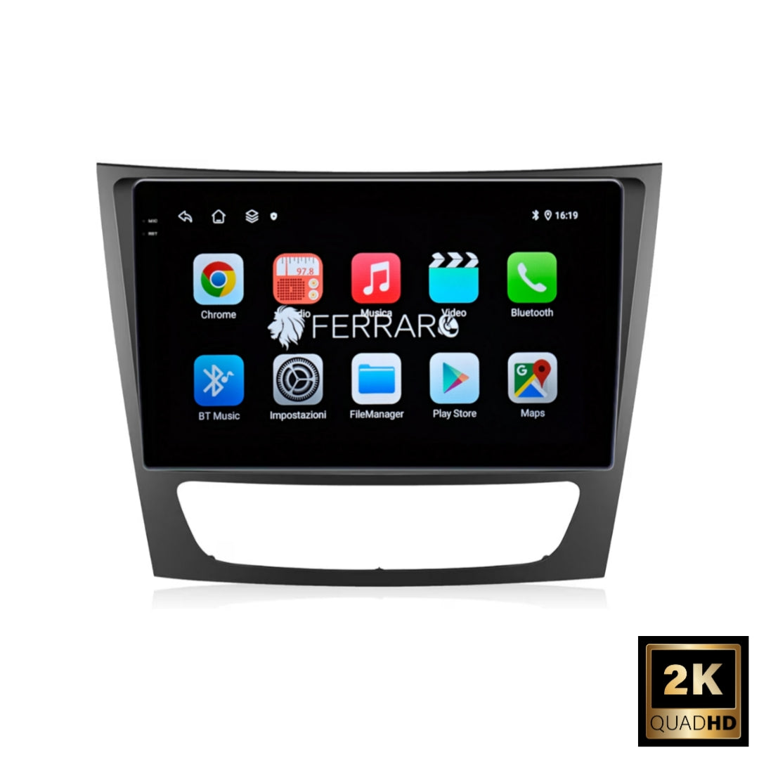 (PRENOTA) Autoradio per CLS, C219 (2004-2010) 9" 2K, Android, Bluetooth, CarPlay, Android Auto, 12/256GB Ram