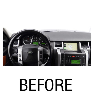 (PRENOTA) Virtual Cockpit 12.3" per Range Rover Sport L320 (2005-2013), HD Ultra, CarPlay e Android Auto
