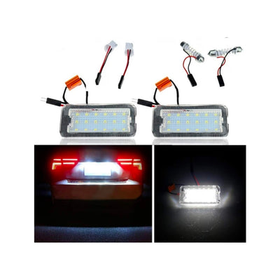 Set Luci Targa a Led per Fiat 500, 500c (2007-2015), Plug and Play