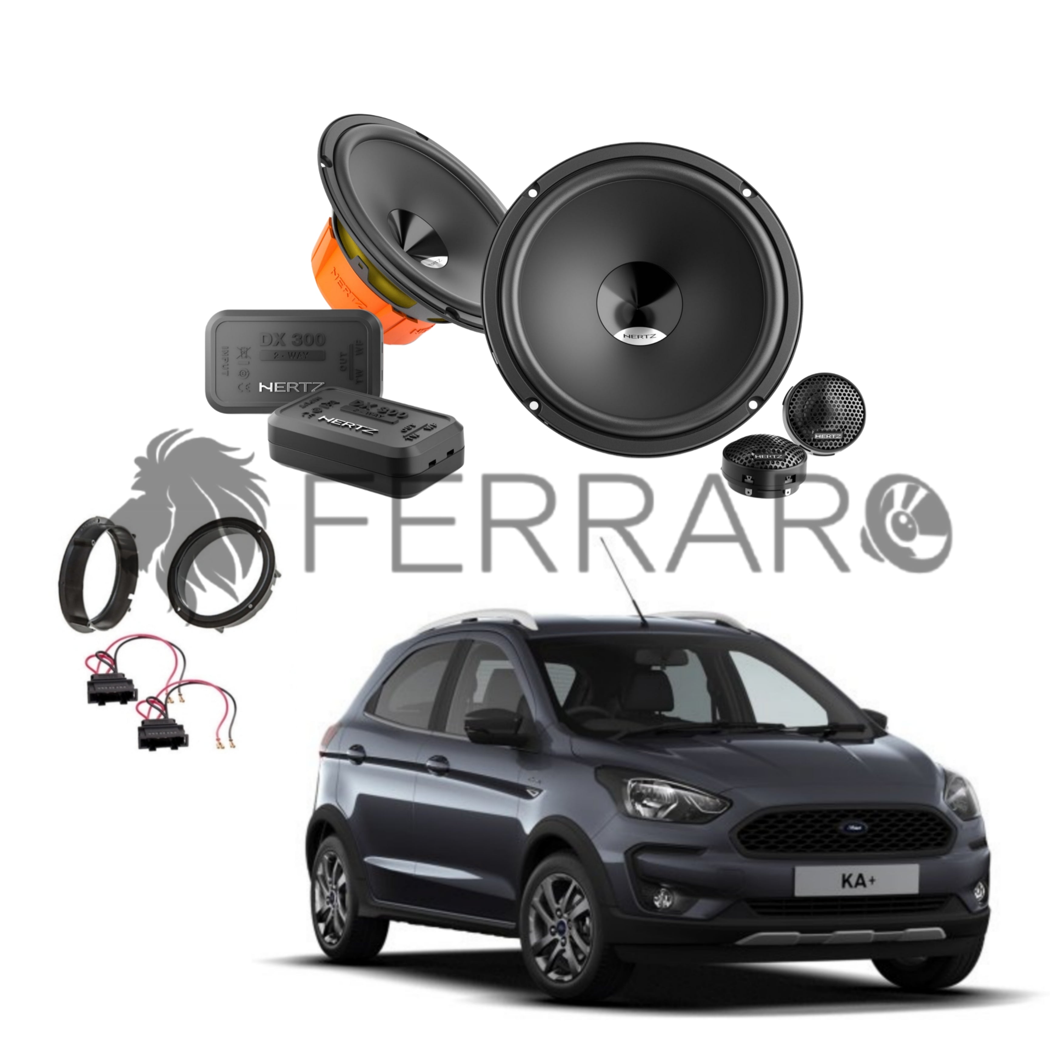 Hertz Kit 4 Casse | DSK 165.3 | Anteriori | Ford KA+ dal 2014>