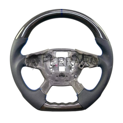 Volante Sportivo per Ford Kuga, Carbonio, Customizzato in Pelle