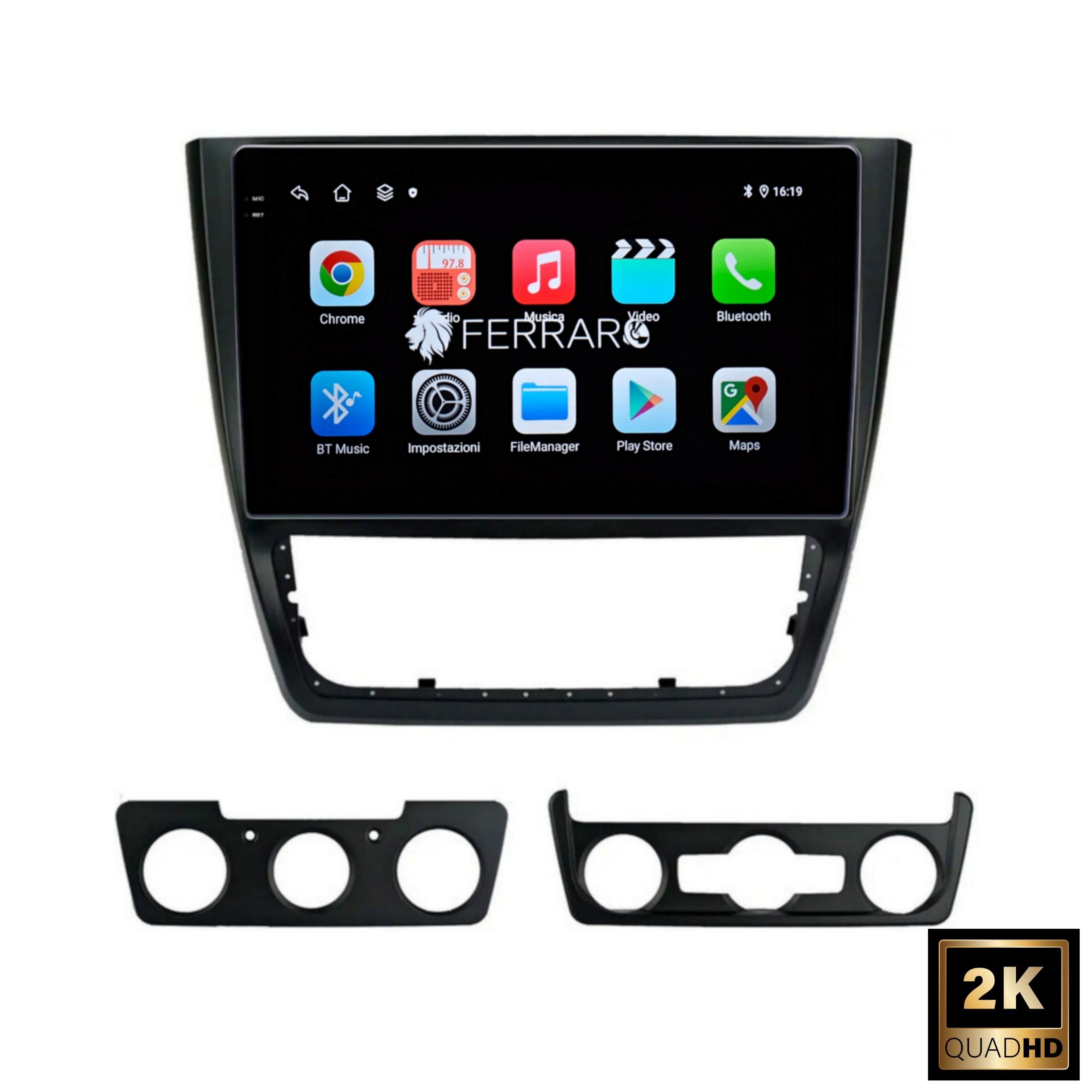 Autoradio per Skoda Yeti 10.1" 2K | 2009-2017 | Android | Bluetooth | CarPlay | Android Auto | 4/64GB Ram