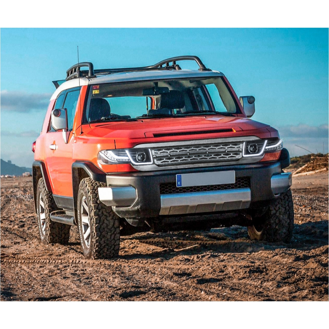 Fanali Anteriore Completo per Toyota FJ Cruiser XJ10 (2007-2015) a LED