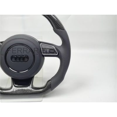 (PRENOTA) Volante per Audi, Carbonio, Linea Nera, S