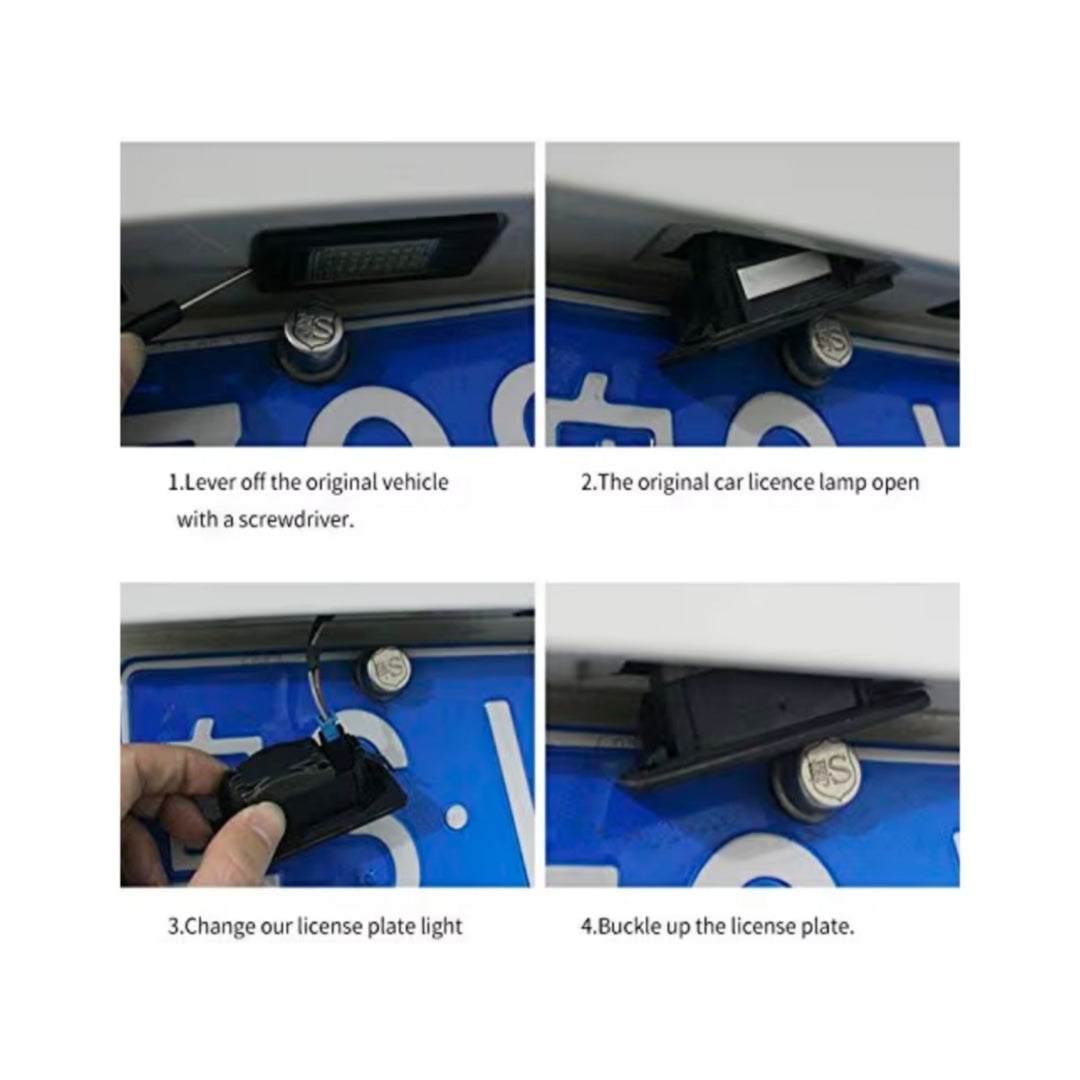 Set Luci Targa a Led per Audi (Compatibilità in Descrizione), Plug and Play