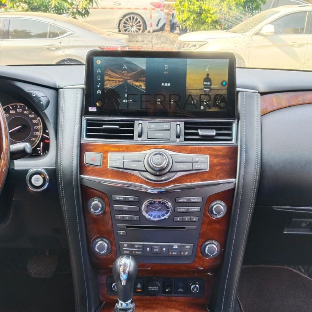 Autoradio per Nissan Armada Patrol Y62 | Infiniti QX80 12.3" | 2010-2020 | Android | Bluetooth | CarPlay | Android Auto | 4/64GB Ram