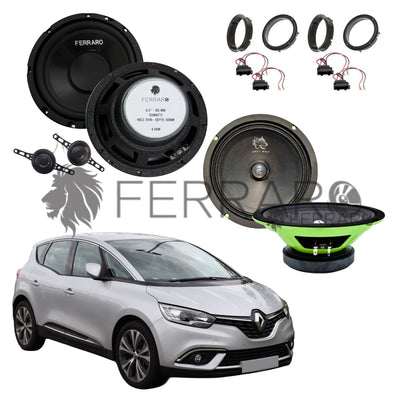 FerraroStore Kit 6 Altoparlanti | PV165.3 | ASK-165.2 | Ant/Post | Renault Scenic IV | 4ª Serie (Dal 2016>)