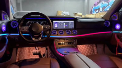 Ambient Light per Mercedes Classe E W213 (2016-2023), 64 Colori RGB