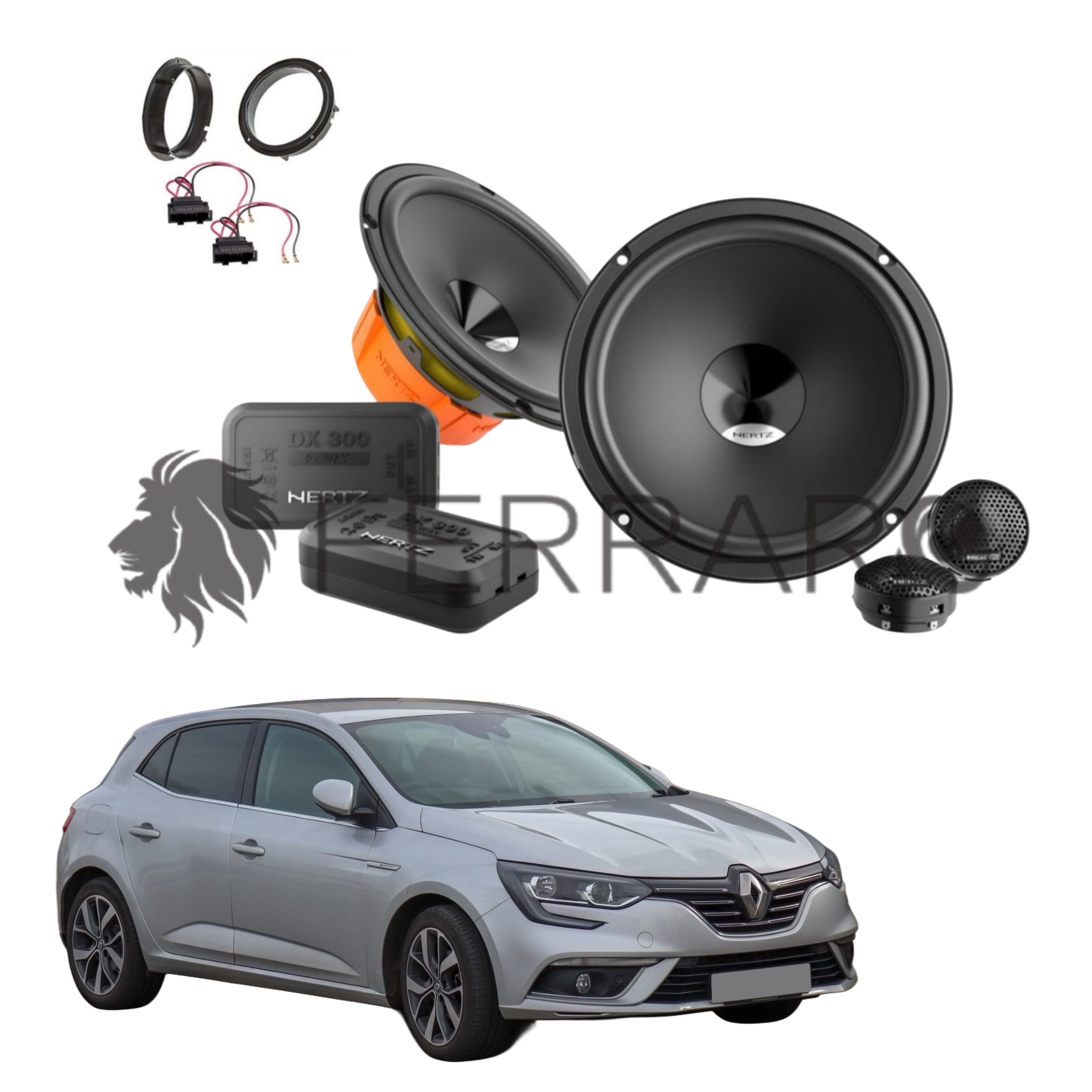 Hertz Kit 4 Casse | DSK 165.3 | Ant o Post | Renault Megane IV | 4ª Serie  (2017 in Poi)