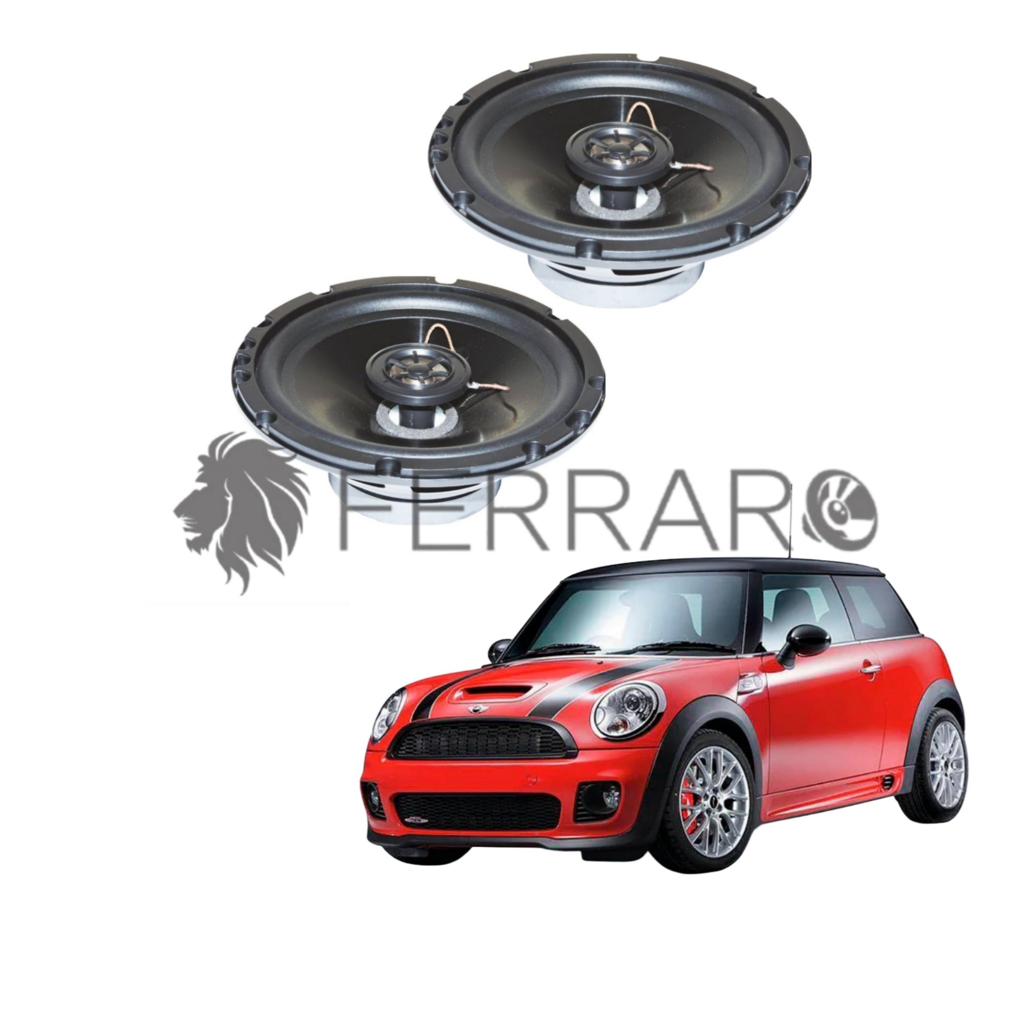 FerraroStore Kit 2 Altoparlanti | ASC-652PC | Anteriori | Mini Cooper S/Cabrio/One