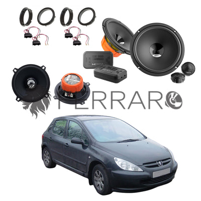 Hertz Kit 6 Casse | DSK 165.3 | DCX 130.3 | Ant/Post | Peugeot 307