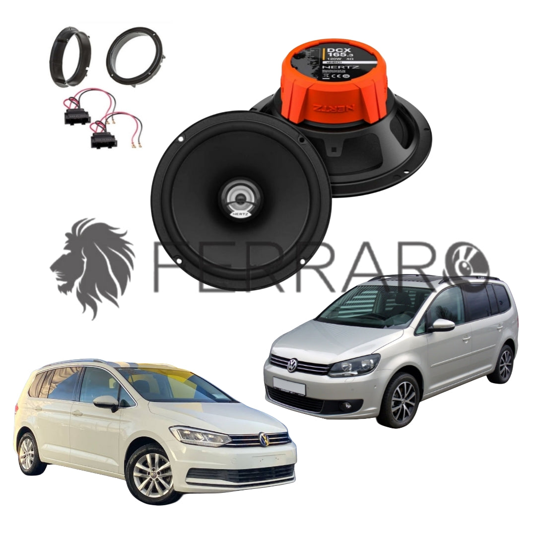 Hertz Kit 2 Casse | DCX 165.3 | Anteriori | VW Touran 1ª e 2ª Serie (2003-2024)