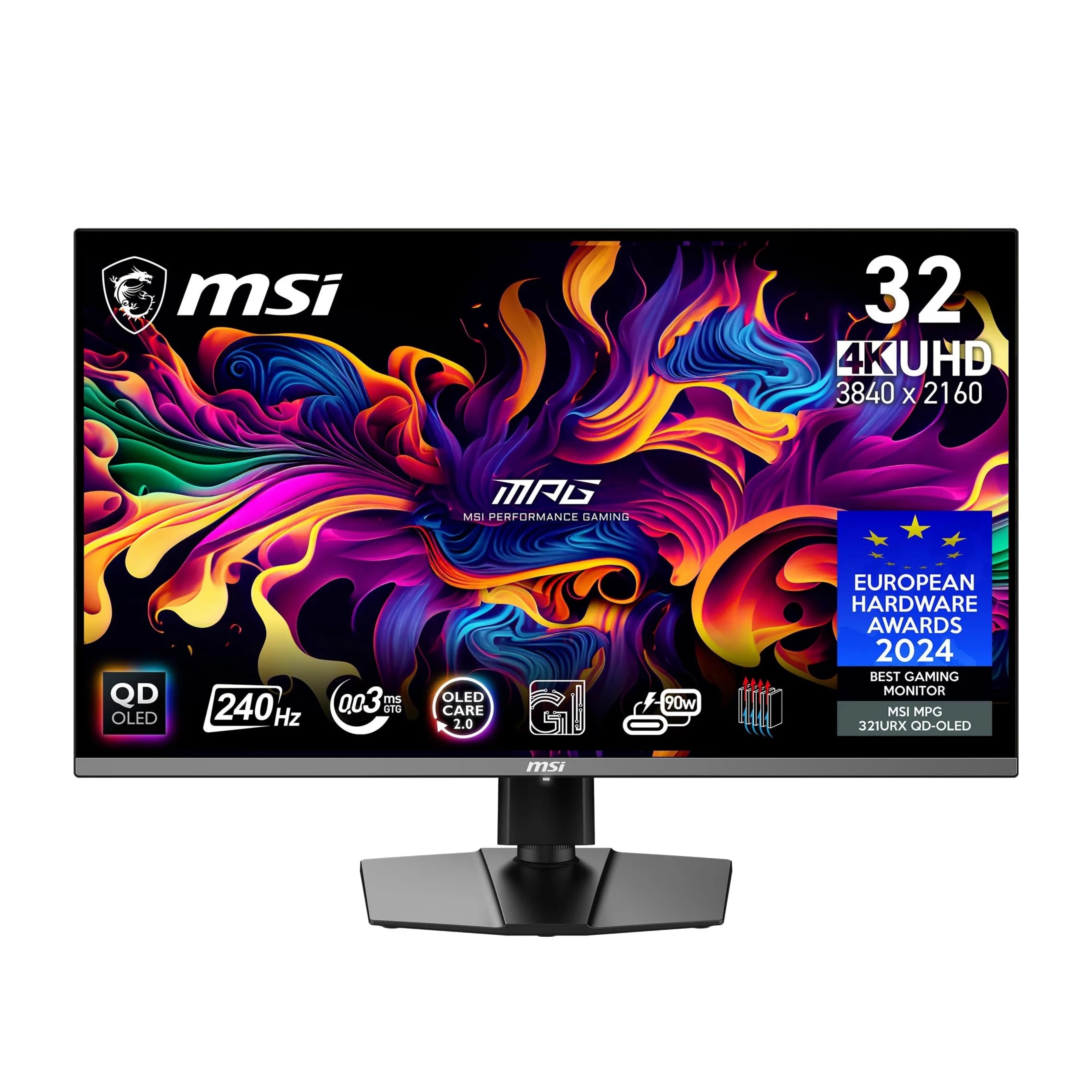 MSI Monitor da Gaming 32" 4K | MPG 321URX QD-OLED | 240Hz/0.03ms