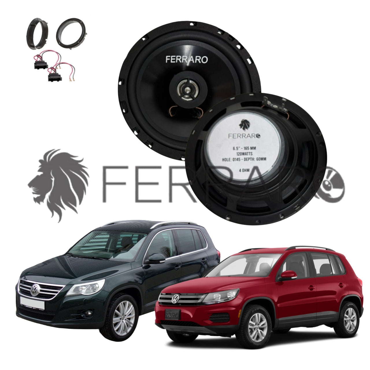 FerraroStore Kit 2 Altoparlanti | ASC-652PC | Ant o Post | VW Tiguan