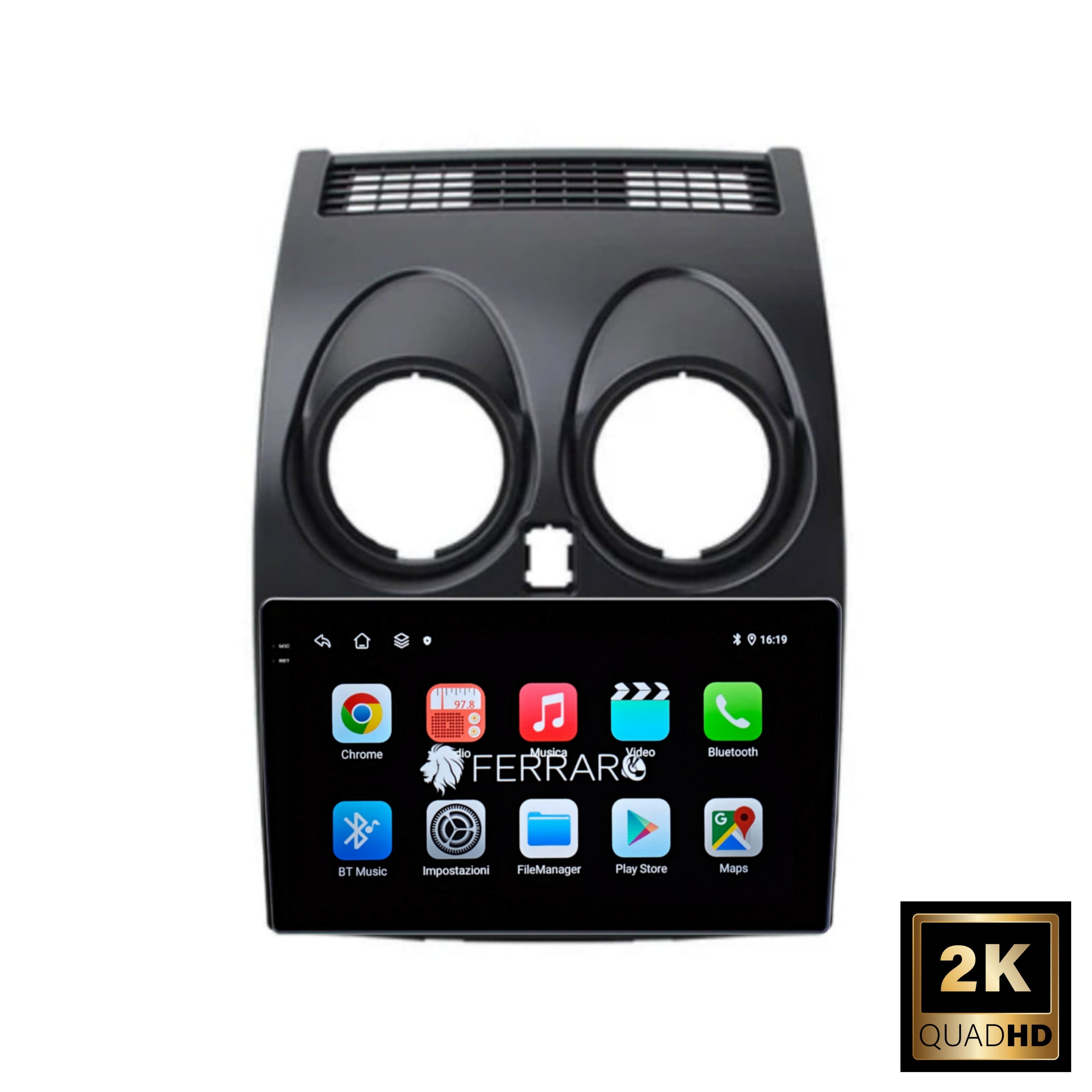 Autoradio per Nissan Qashqai J10 9" 2K | 2006-2013 | Android | Bluetooth | CarPlay | Android Auto | 12/256GB Ram
