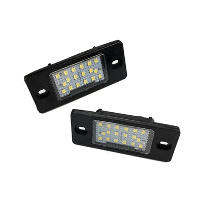 Set Luci Targa a Led per Volkswagen Touareg, Golf, Tiguan, Porsche Cayenne (Compatibilità in Descrizione), Plug and Play