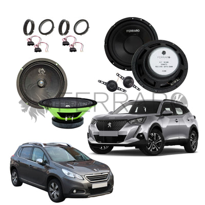 FerraroStore Kit 6 Altoparlanti | PV165.3 | ASK-165.2 | Ant/Post | Peugeot 2008 1ª/2ª dal 2013>